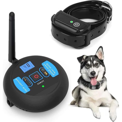 Collier anti-fugue sans fil pour chien – IP68 rechargeable – Portée réglable – 1, 2 ou 3 chiens – Système sécurité (1/5)