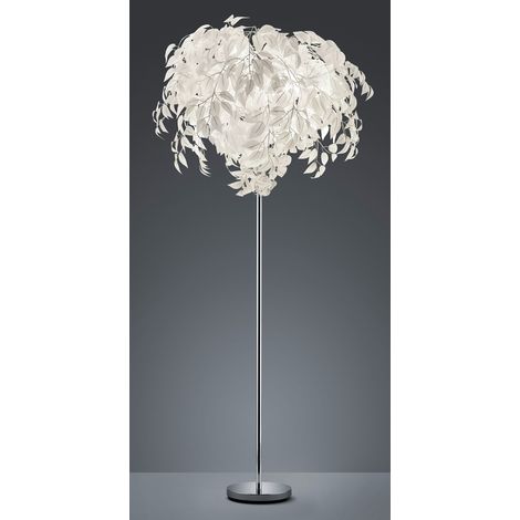 Lampadaire 3 Lumières Feuilles Décoratives Blanches Leavy Trio Lighting (1/4)