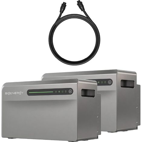 Sigenergy SigenMate 2700 ultra 2er-Pack, 5,36kWh,Balkonkraftwerk mit Speicher,4 MPPT, 4000W Solareingang,1400W bidirektional, Sigen AI, Plug&Play,mit Smarter Zähler (1/5)