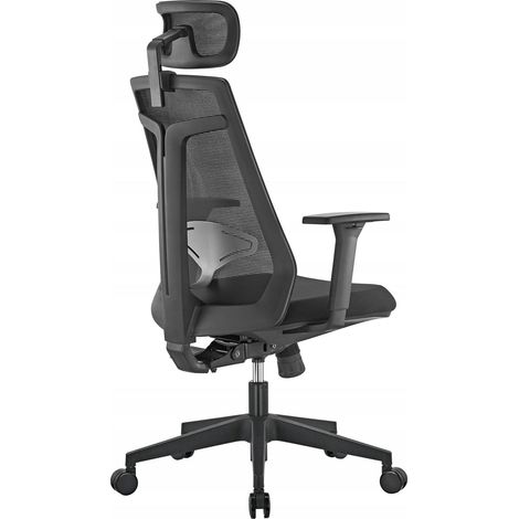 Art CH-03 Chief sedia da ufficio nera ergonomica