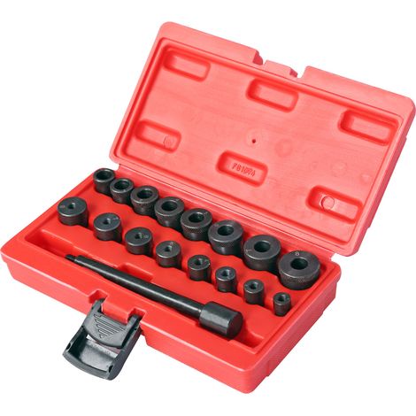Set centrador de embrague Juego 17 piezas centradoras Mandril de centrado Mantenimiento vehículo