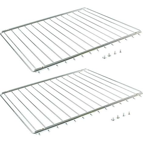 Lot de 2 grilles universelles réglables extensibles pour four/cuisinière/réfrigérateur 352-566 mm (1/2)
