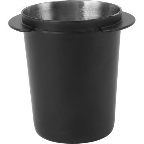 Universeller Messbecher aus schwarzem Edelstahl für Kaffeemaschinen, 51 mm (1/5)