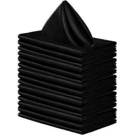 Serviettes en coton brodées et dentelle, ensemble de 6, pour le visage, décoration