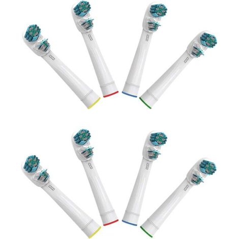 Têtes de brosse à dents - Braun Oral-B - Recharges génériques - Double Clean - 8 pièces (1/5)