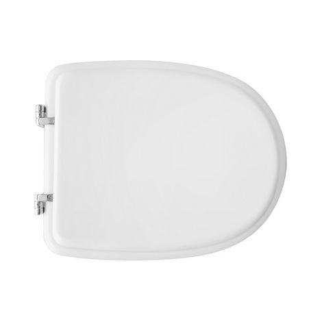 SEDILE WC PER CESAME VASO ARETUSA BIANCO CERNIERA REGOLABILE FORMA 6- Bianco Cerniere C espansione- CW- pezzi 1