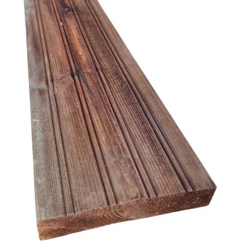 Tavola in Legno da 220 cm, Pavimenti, Fai da te, Doppia Impregnazione, sez. 28x145mm (1/5)