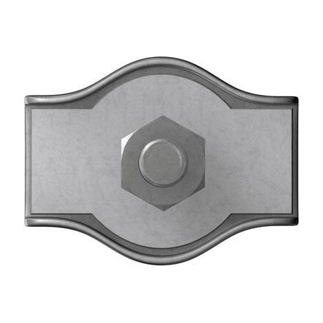 dorner-helmer Simplex abrazadera para cables acero galvanizado 2 mm