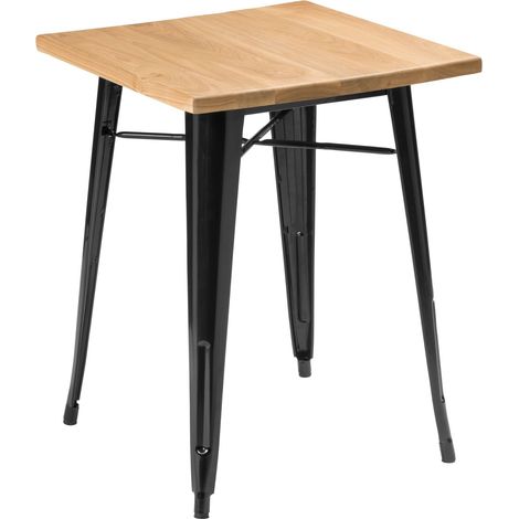 Premier Housewares Black Powder Coating Aldgate Table (1/4)