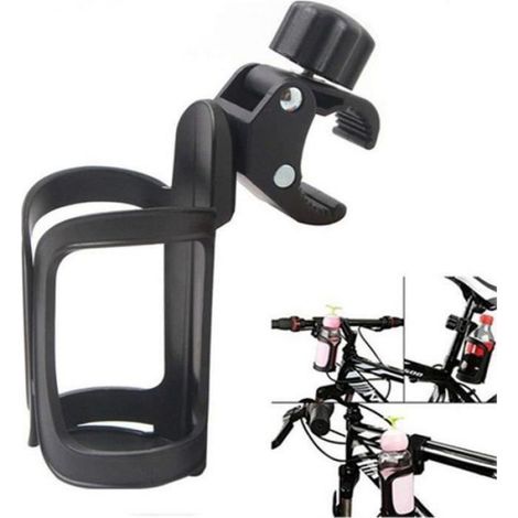 Porte-bidon Support Porte Bouteille Bidon pour Vélo Bicyclette VTT Poussette de Bébé Cage Grille 360 Degrés de Rotation,CE01043 (1/3)