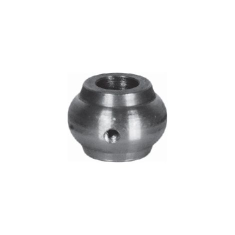 Garniture fine pour barreaux de Ø16mm - Hauteur 25mm largeur 35mm - Acier tourné - À visser - DECO FER FORGE (1/3)