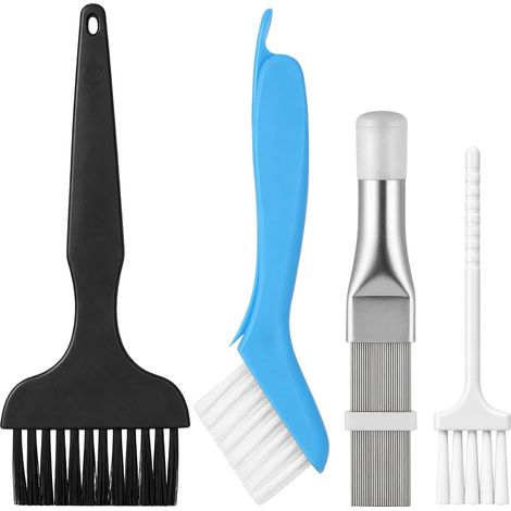 Brosse Nettoyage pour Condenseur, Peigne Aileron Condensateur Seche Linge  4 Pièces Nettoyage du Climatiseur avec Une Brosse à Ailettes pour Climatiseur, Condensateur, Réfrigérateurs (1/5)