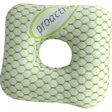 Oreiller Oreille Perforée Vert Rosen - Lavable en Machine, Confort pour Dormeurs Latéraux (1/5)