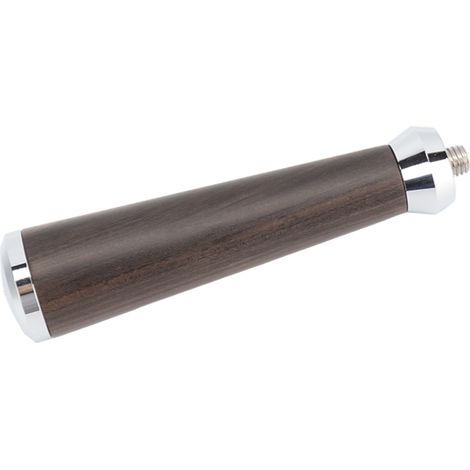 Kaffeefilterhalter mit M10-Gewinde, schwarz, Rosenholz, Holz, glatte Oberfläche, Ersatzteil für Kaffeemaschinen (1/5)