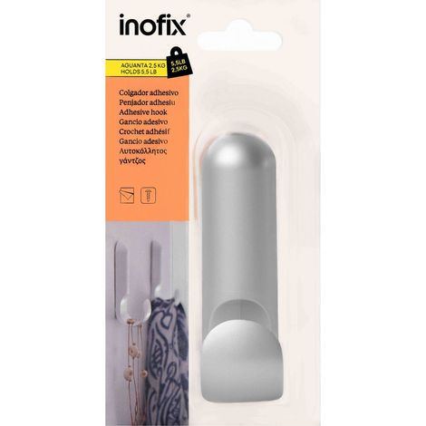 PORTE-ACCROCHE ADH ATLAS CHROME MAT - 100X40X120 (1/2)