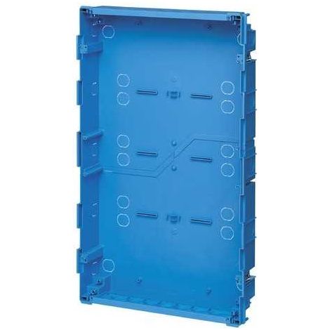 V53772 Boîte encastrée pour centrale 72M pour lecture bleu