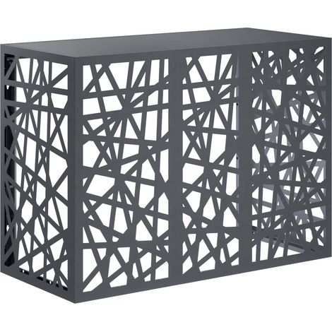 Funda para Aire Acondicionado Gris antracita 110 x 50 x 80 cm vidaXL