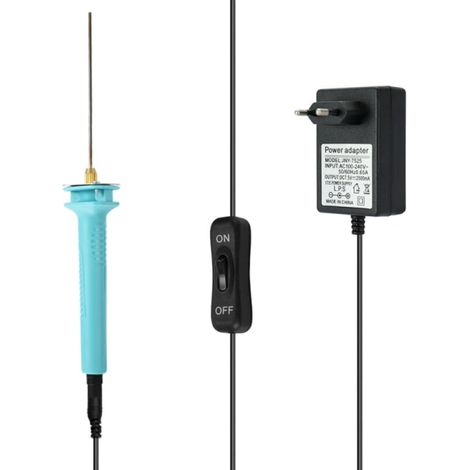 Kit de découpe mousse électrique, stylo graveur polystyrène pour outils portables (10 cm (7,5V 2,5A)) (1/5)