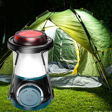 Wiederaufladbare LED-Campinglampe per USB, dimmbare tragbare Zeltlampe, magnetische Notleuchte für den Außenbereich (1/5)