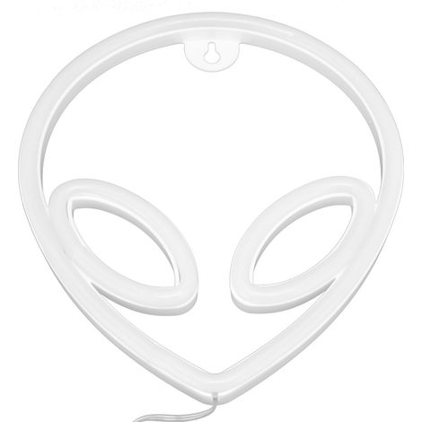 Enseigne lumineuse LED décorative Alien alimentée par USB, néon pour salon, chambre ou mariage (1/5)