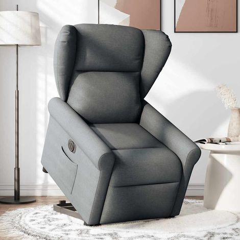 Maison Exclusive - Relaxsessel mit Aufstehhilfe Elektrisch Dunkel