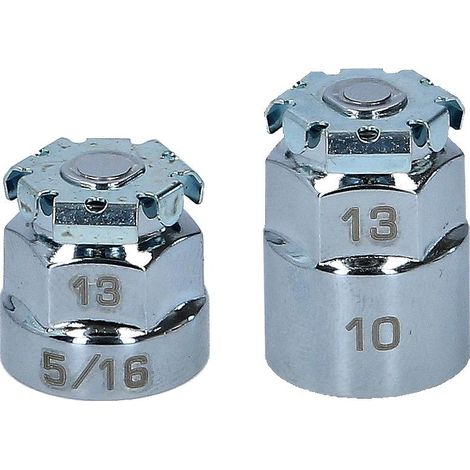 Jeu d'adaptateurs embout GEARplus, 2 pcs, 5/16"-10mm