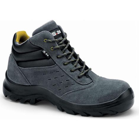Sicherheitsschuhe S24 COPA S1P - Graues Veloursspaltleder - Größe 46 - 5702