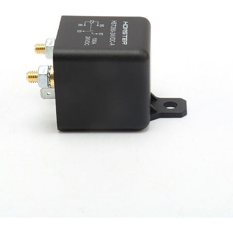 Modification du coupe-batterie de voiture 100A 120A 24V relais de démarreur de voiture 100A-24V 100A 24V 100A relais de coupe-batterie de voiture modifié