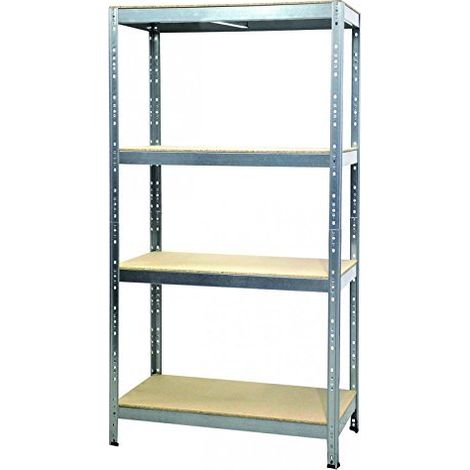 Scaffale Grima incastro grigio 176 x 90 x 40 cm (1/4)