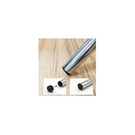 25-mm-Stuhlbeinkappen, 50 Stück, runde Rohrendkappen, runde Rohrendkappen, runde Einsatzendkappen, Stuhlbeinkappen, Pfostenkappen (1/3)