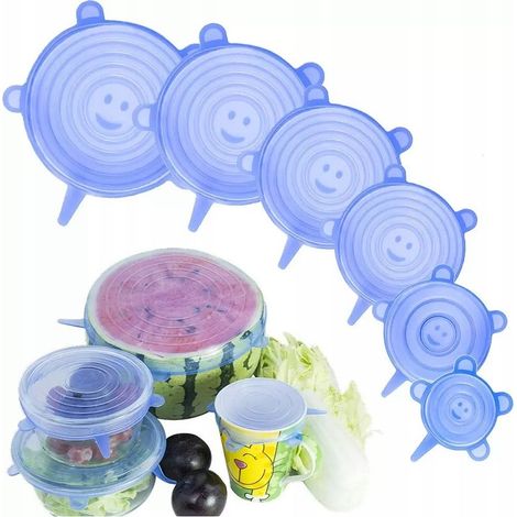 Juego de cubreplatos universales, 6 uds.