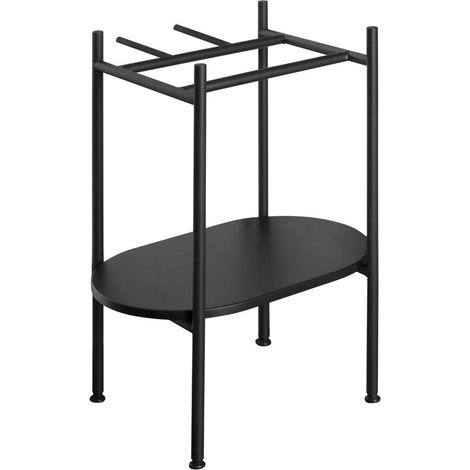 Sapho Puno - Console métallique pour lavabo, noir SKA570-2 (1/5)