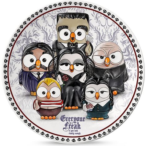 Egan Piatto Pizza The Addams Family porcellana 31 cm (1/3)