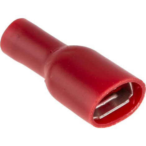 Cosse faston RS PRO, Isolé, Rouge ( Prix pour Paquet de 100 )