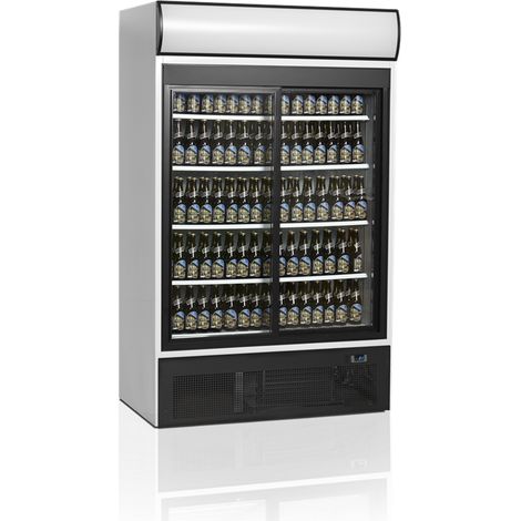 Armoire à Boissons Professionnelle Vitrée 2 Portes FSC1200S - TEFCOLD