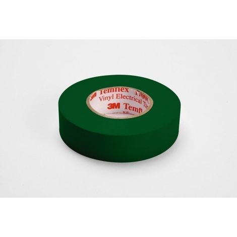 cinta eléctrica temflext 1300. pvc. verde. iec 60454-3-1-1 / f-pvcp/60. aislamiento primario. espesor 0,13mm