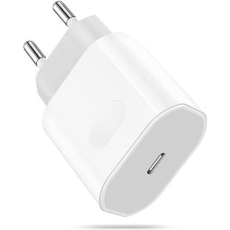 USB-C-Ladegerät, 20-W-USB-C-Schnellladegerät für iPhone 16, 15, 14, 13, 12, 11 Pro Max Plus, Mini, SE, X, XS, XR, Samsung Galaxy, Typ-C-Netzteilstecker (1/5)
