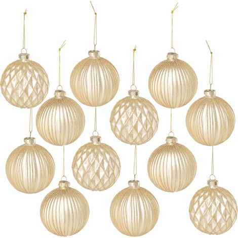 Mömax Christbaumkugel-Set Miracle in Goldfarben, 12 Stück (1/4)