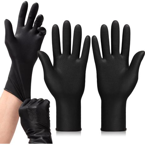 2 Gants Latex Epais Cuisine (1/5)