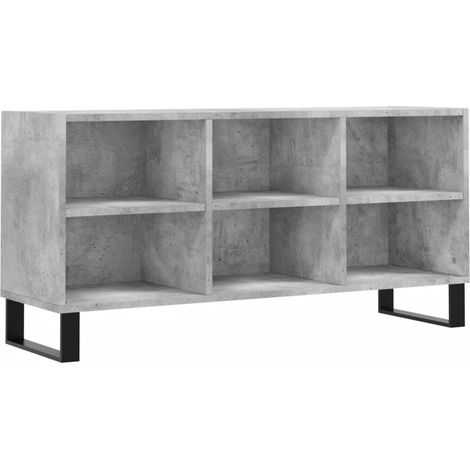 Mobile TV multimediale mensola TV credenza TV sala da pranzo soggiorno camera da letto 1035 x 30 x 50 cm legno ingegnerizzato grigio 020025644