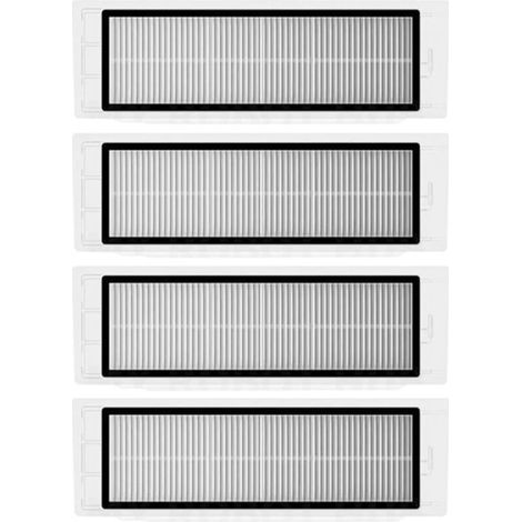Lot de 4 filtres HEPA pour aspirateur robot Xiaomi Roborock S5 S6, filtres de rechange (1/4)