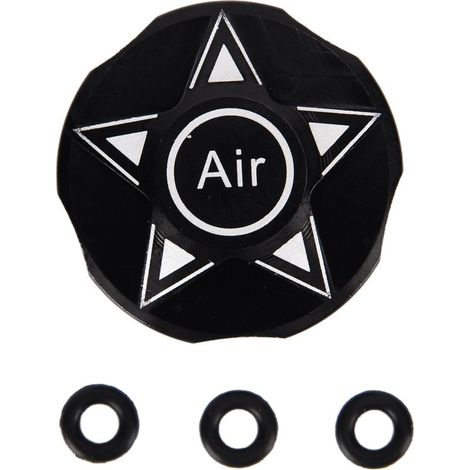 Fourche avant de VTT en alliage d'aluminium, cache-valve de suspension pour vélo tout-terrain et route, noir (1/5)