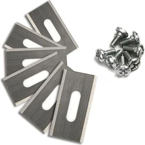 Packung mit 30 Rasenmähermessern für Husqvarna mit doppelt geschärften Edelstahlklingen, 36,5 x 18,5 x 0,65 mm, TRIMEC (1/5)