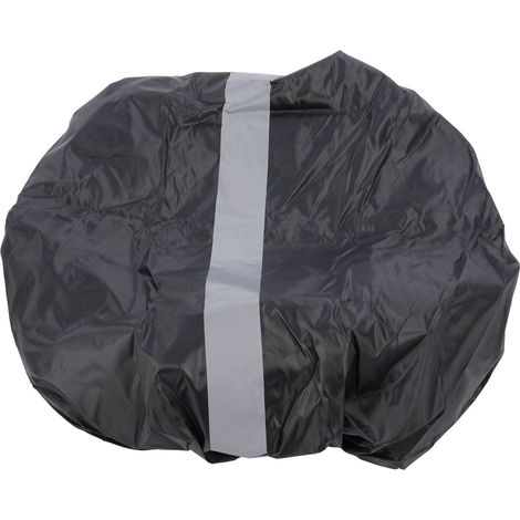 TOIVIZE-Protection de panier vélo imperméable avec élastic et détails réfléchissants - Dimensions 42x33x25cm (1/5)