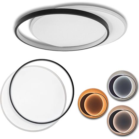 Plafoniera lampadario LED 36W /39W/48W Rotonda o quadrata , Colore Regolabile 3D 36 Watt