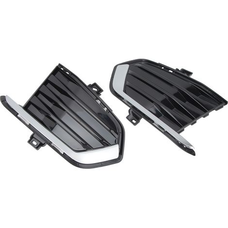 1 paire de grilles de protection de feux antibrouillard de pare-chocs SK601905 noires, garniture de moulure de feu antibrouillard côté gauche et droit, compatible avec XT5 2017 à 2019 (1/5)