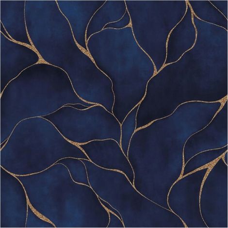 Servilletas de papel con diseño de mármol azul marino para cumpleaños y bodas, 33x33cm, 20 unidades.