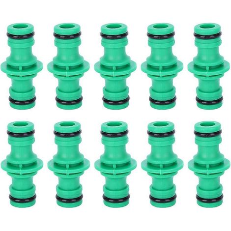 10-teiliges Set gerader Gartenschlauchverbinder, Schnellkupplungen für die Gartenbewässerung, Wasserschlauchverbindung, Befestigungswerkzeug (1/5)
