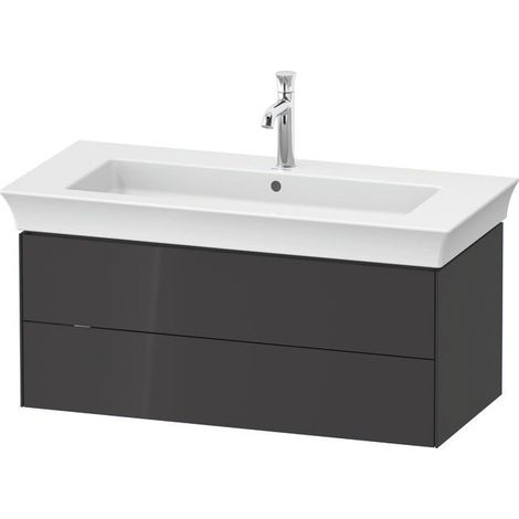 DURAVIT WT43420H1H10010 WTU White Tulip suspendu, 2 tiroirs Ka (1/2)