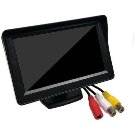 BUNTHAUS PA Caméra de recul avec écran LCD de 4,3 pouces, étanche, adaptée aux voitures, camions et SUV. (1/4)